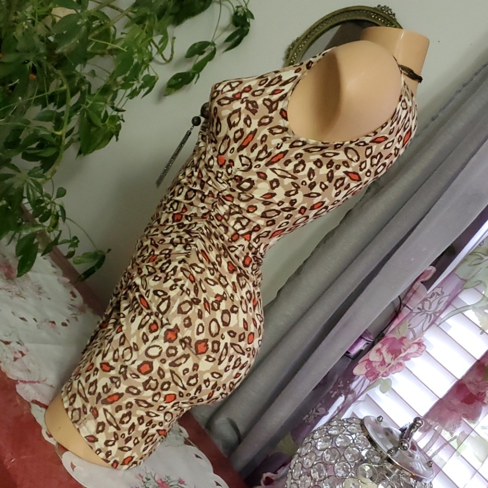 CLEARANCE FINAL PRICE Leopard Style Print Cross Over - Picture 5 of 15